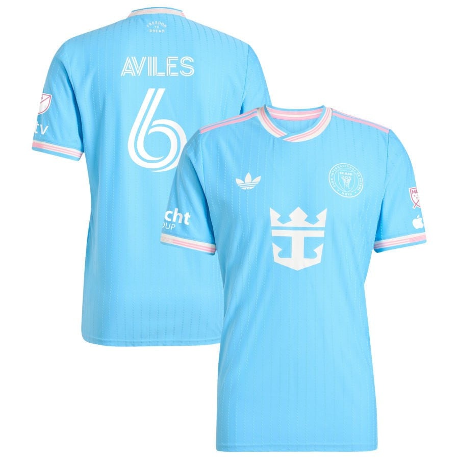 Tomas Aviles 6 Inter Miami CF Originals 2025 Third Men Jersey - Blue