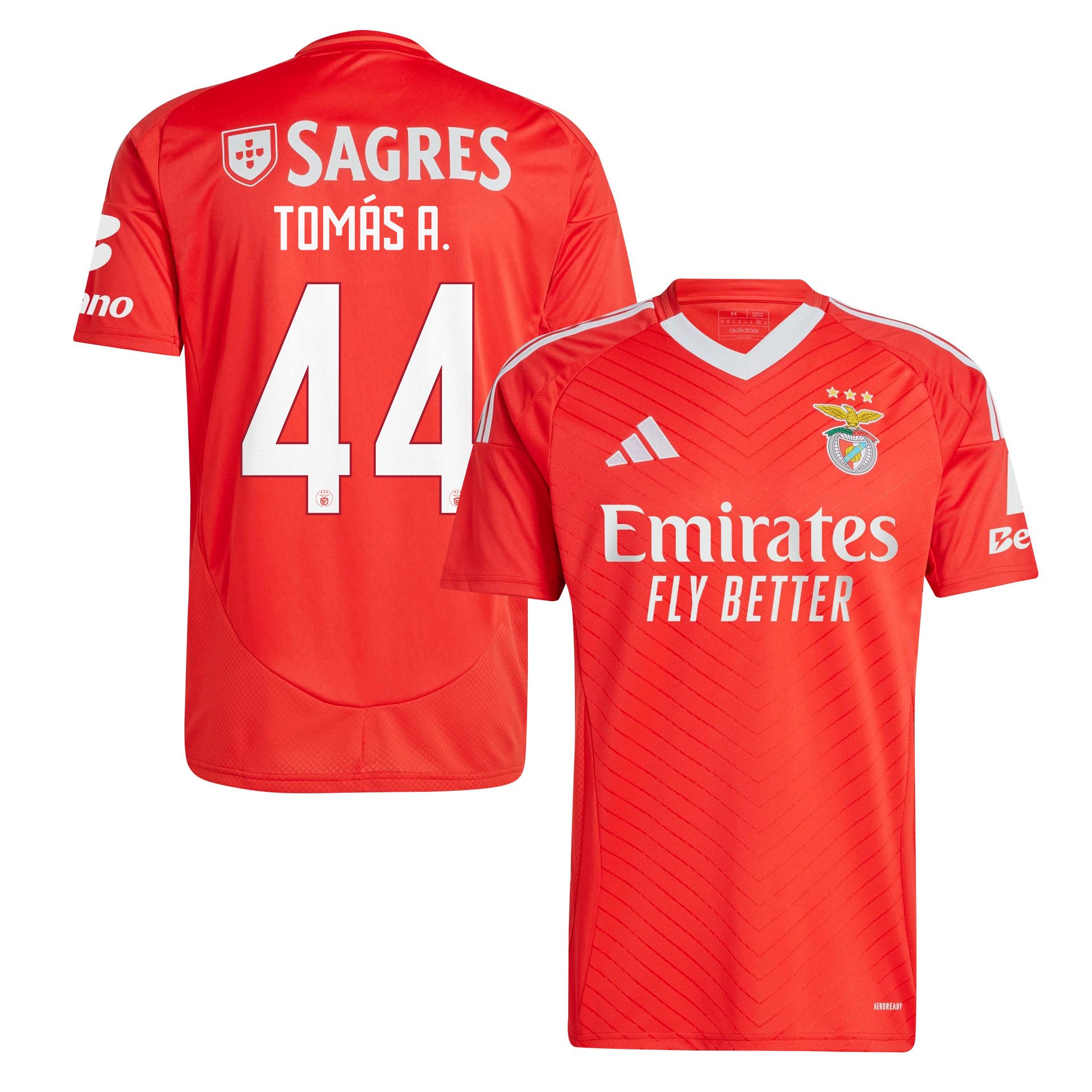 Toms Arajo 44 S.L. Benfica 2024/25 Home Men Jersey - Red