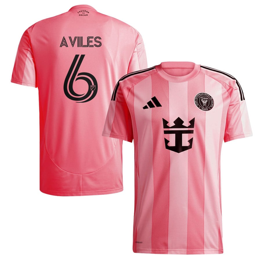 Toms Avils 6 Inter Miami CF 2025 Euforia Men Jersey - Light Pink