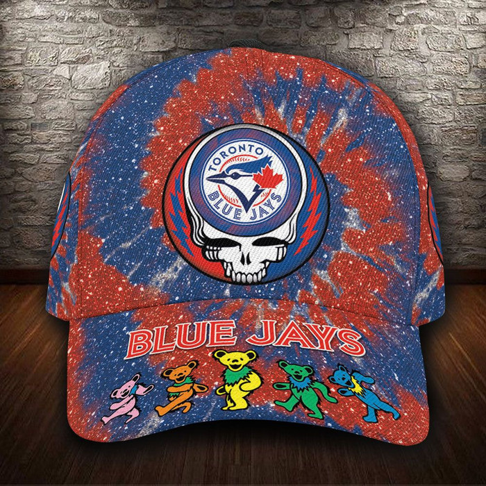 Toronto Blue Jays x Grateful Dead 3D Classic Baseball Cap CNI1798