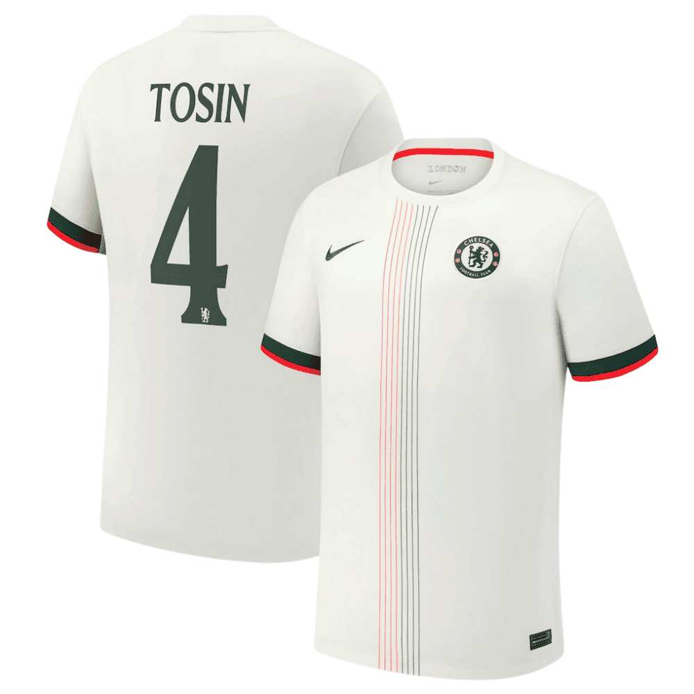 Tosin Adarabioyo 4 Chelsea 2025/26 Cup Away Men Jersey - White
