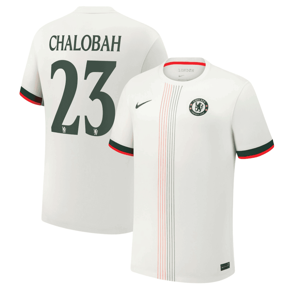 Trevoh Chalobah 23 Chelsea 2025/26 Cup Away Men Jersey - White