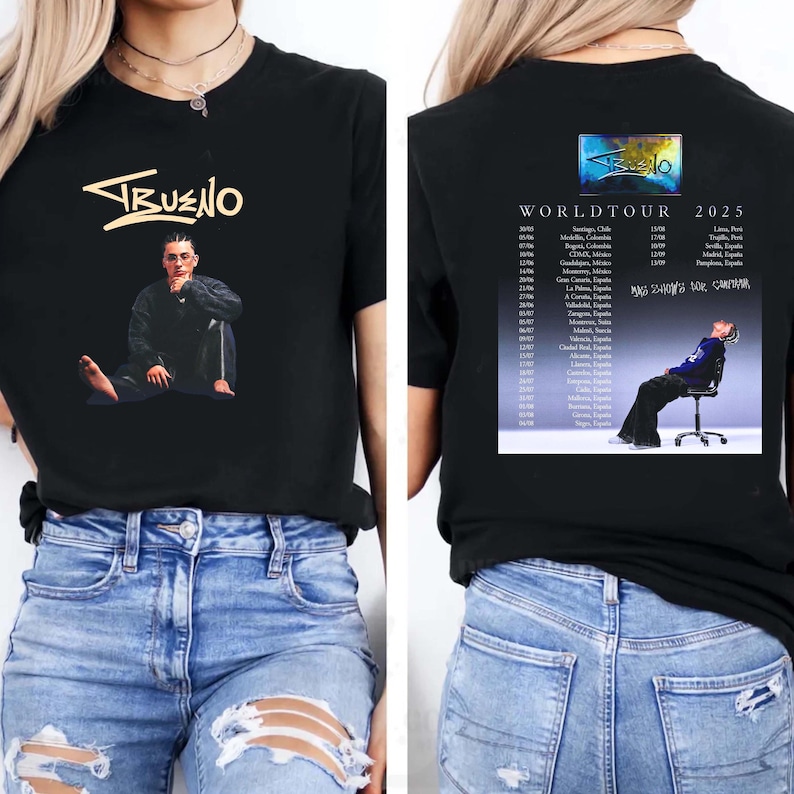 Trueno Tour T-Shirt Design, World Tour 2025