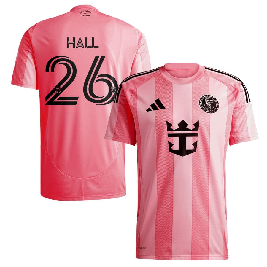 Tyler Hall 26 Inter Miami CF 2025 Euforia Men Jersey - Light Pink