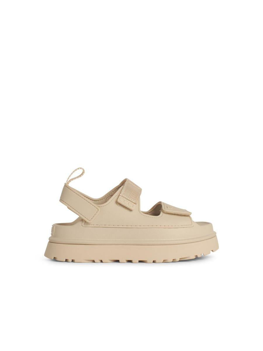 UGG 'Goldenglow' Beige Rubber Sandals