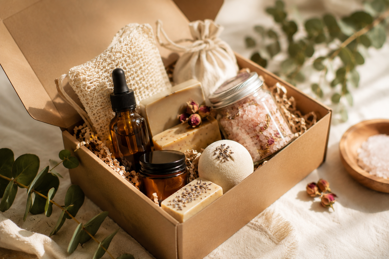 Bespoke Organic Skincare and Bath Kits