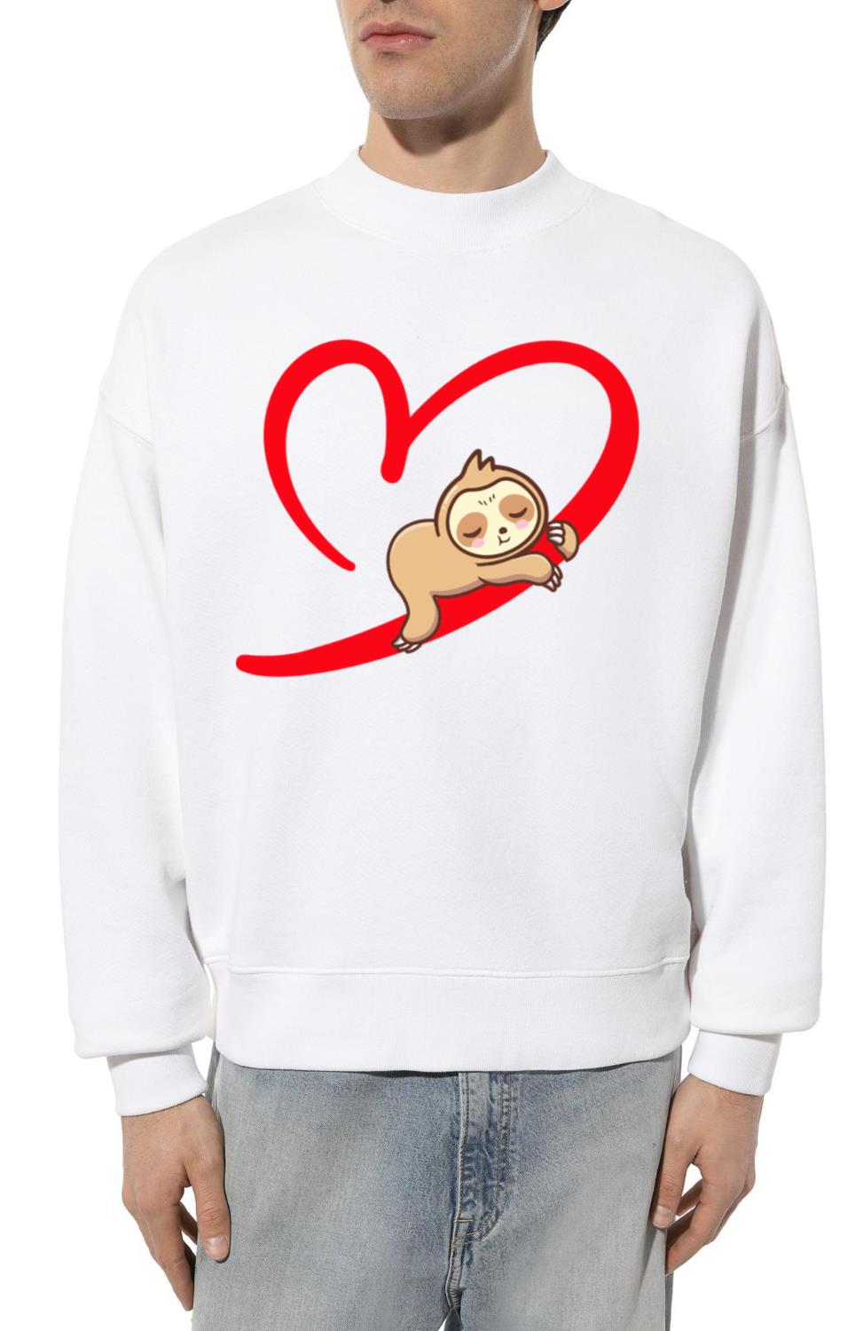 Valentines Sloth Girls Sloths Design - Unisex Sweatshirt