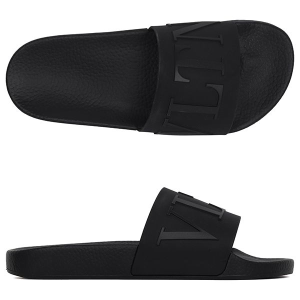 Valentino Black VLTN Slide Slipper XY2S0873 DPT N01 00231