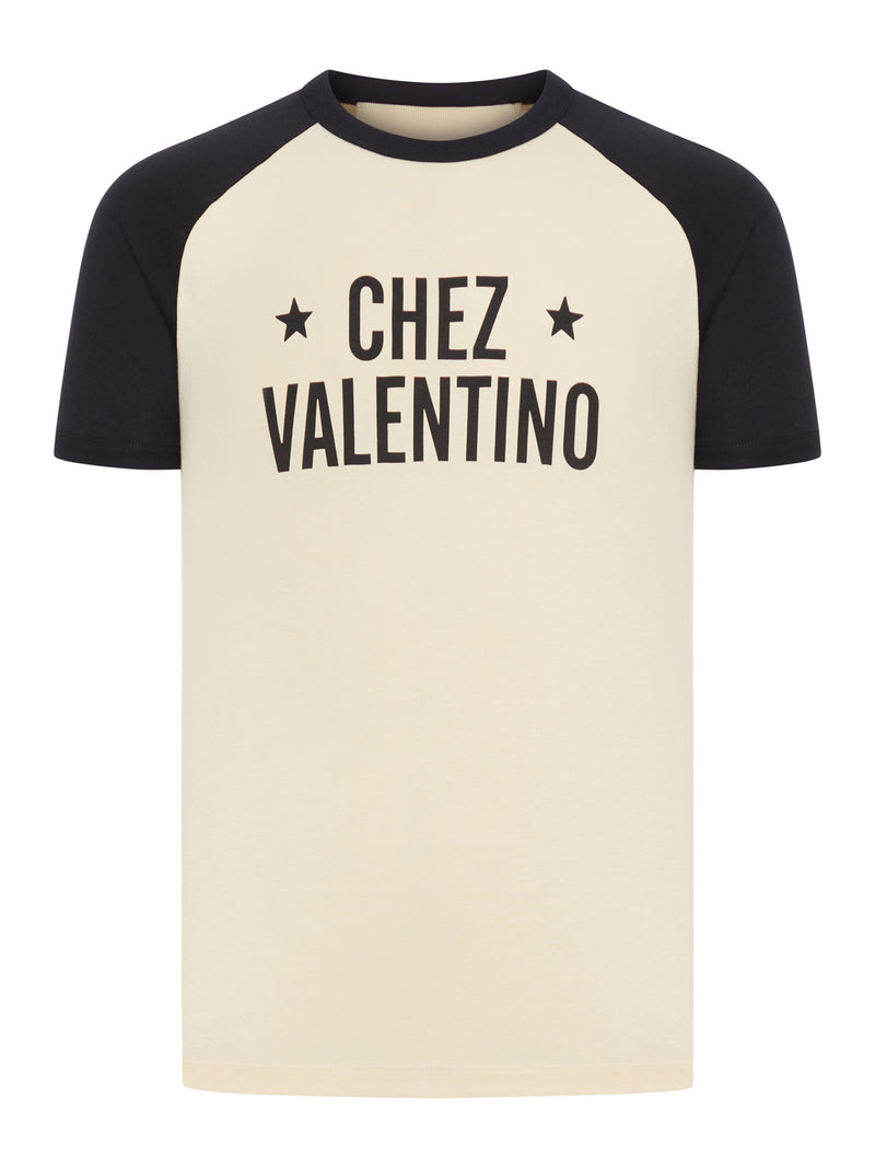 Valentino Garavani CHEZ VALENTINO PRINT COTTON T-SHIRT
