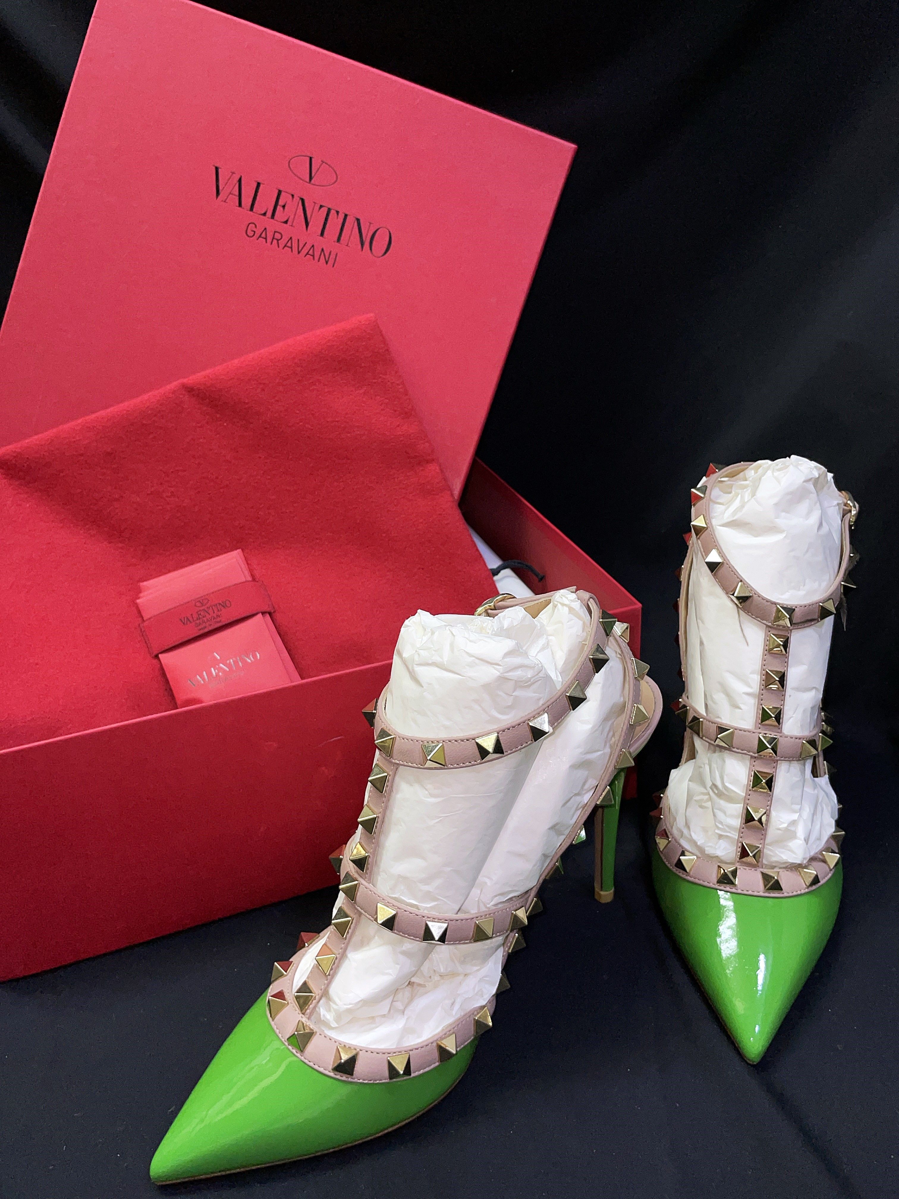 Valentino Green Oxford Shoes 7433987567