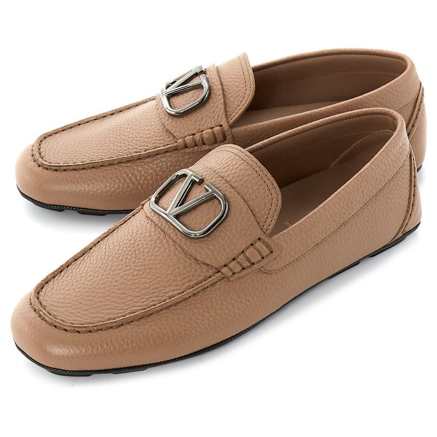 Valentino Men's Driving Shoes with Signature Logo S0G30BNT LC0