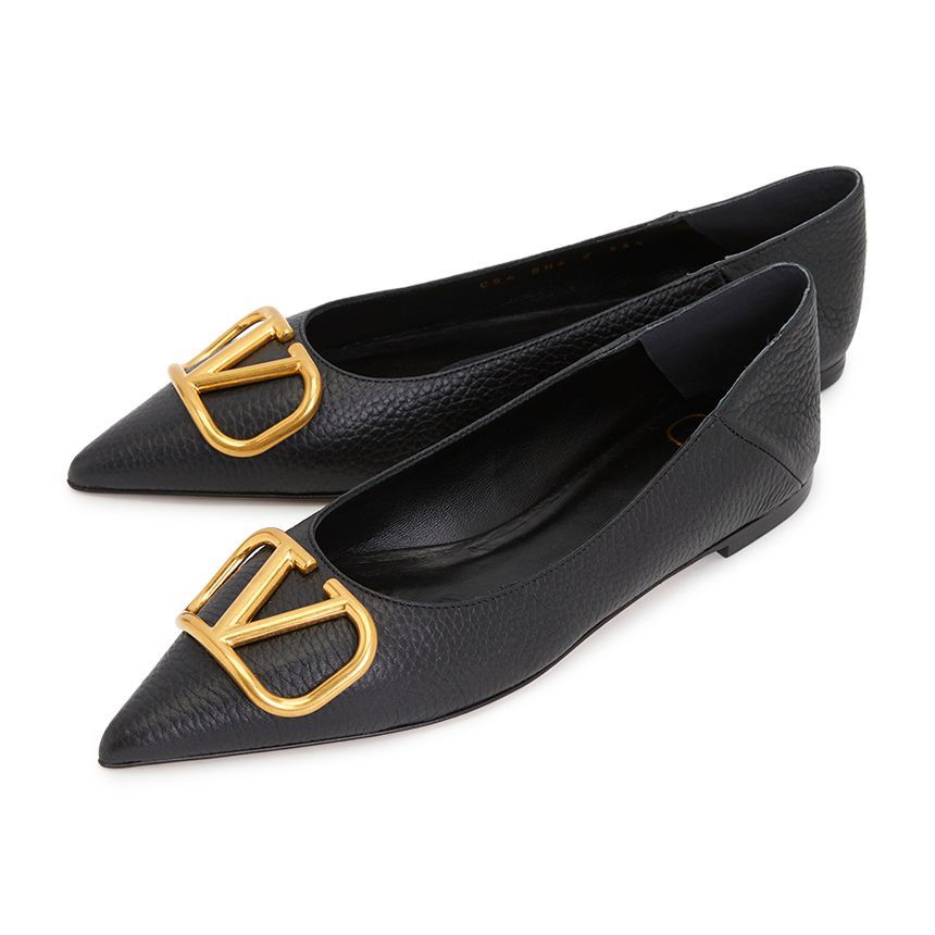 Valentino Signature Ballerina Women's Flat Shoes S0BH4RZR 0NO
