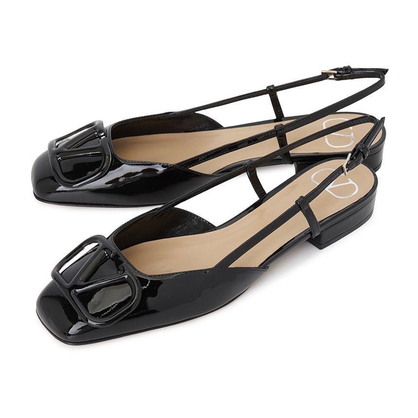 Valentino Signature Ballerina Women's Slingback V Logo S0HG0TMK