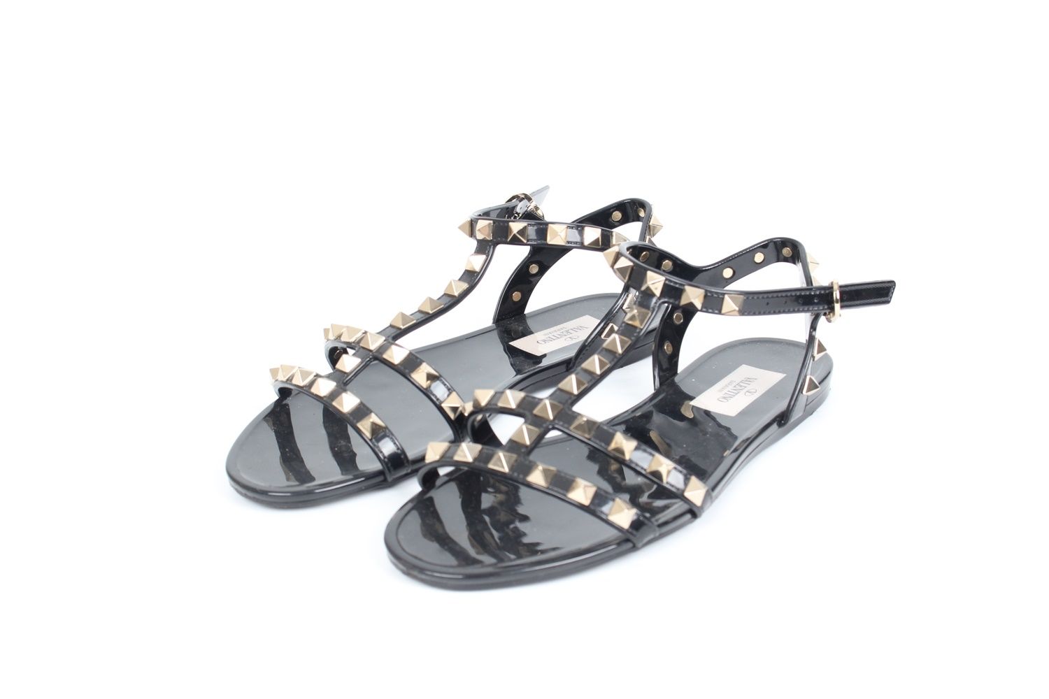 Valentino Studded Strap Flat Sandals 36(230) SKU12345