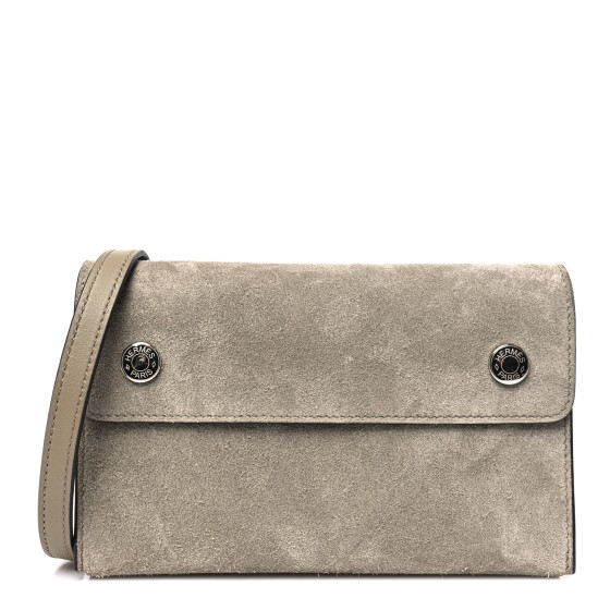 Veau Grizzly Swift Hermesnap Wallet Etoupe