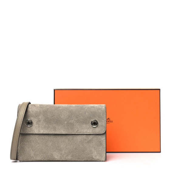Veau Grizzly Swift Hermesnap Wallet Etoupe - Image 11