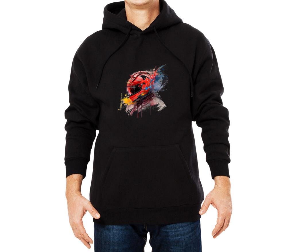 Velocity Shield Racing Helmet Splash - Unisex Hoodie