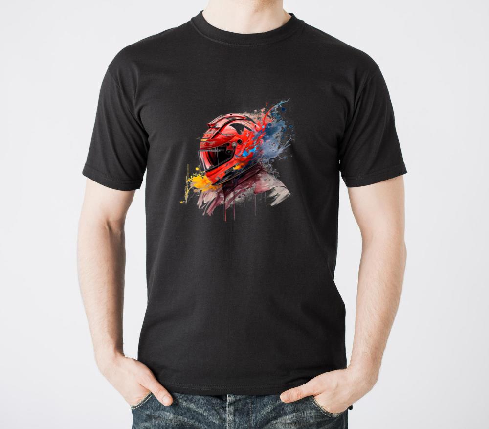 Velocity Shield Racing Helmet Splash - Unisex Standard T-Shirt