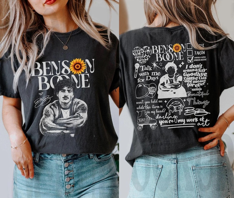 Vintage Benson Boone Shirt, Benson Boone Merch, Benson Boone Concert Shirt