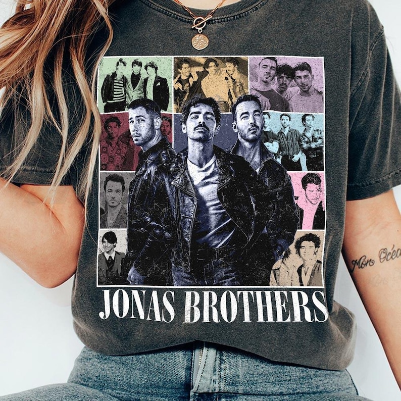 Vintage Jonas Brother Tour 2025 Shirt, Bootleg 90S Shirt