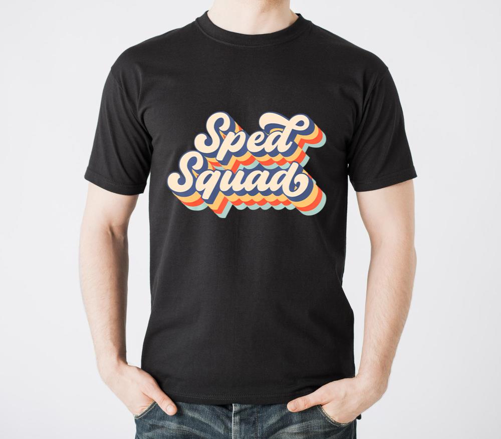 Vintage Sped Squad Special Ed Teacher Back To Scho1 - Unisex Standard T-Shirt