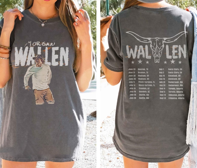Vintage Wallen Two-Sided Shirt, Country Music Morgan Shirt, Retro Music Tour Shirt, If I'M The Problem Shirt