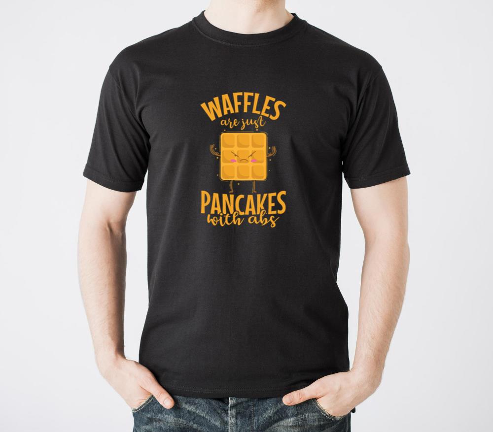 Waffles are just Pancakes Pastry Pastry T-Shirts
