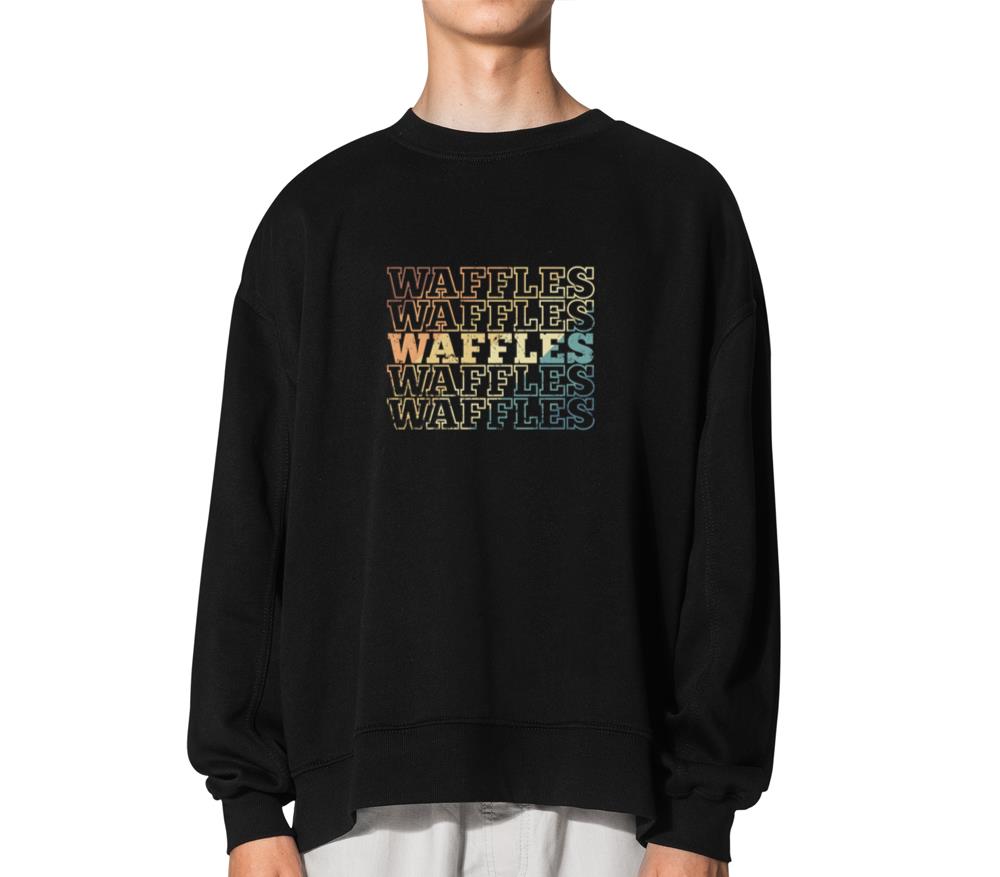 Waffles Breakfast Pastry Snack Baker - Unisex Sweatshirt