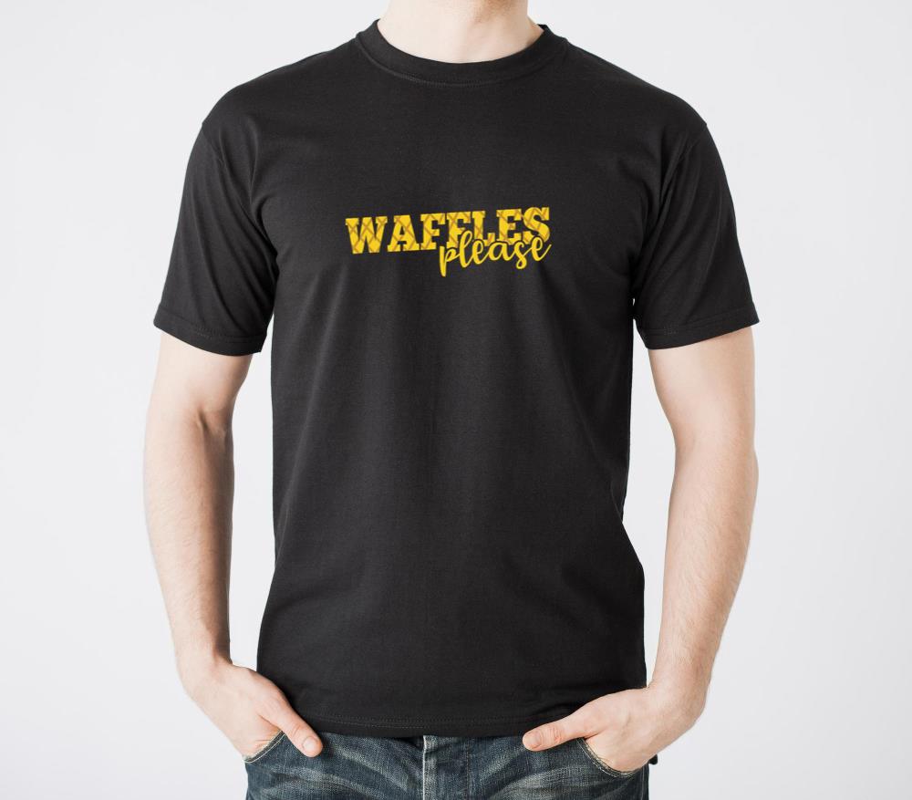 Waffles please Snack Pastry Dough Baker - Unisex Standard T-Shirt