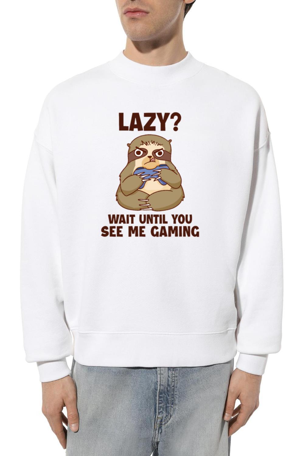 Wait Until You See Me Gaming Brown-Throated - Unisex Sweatshirt