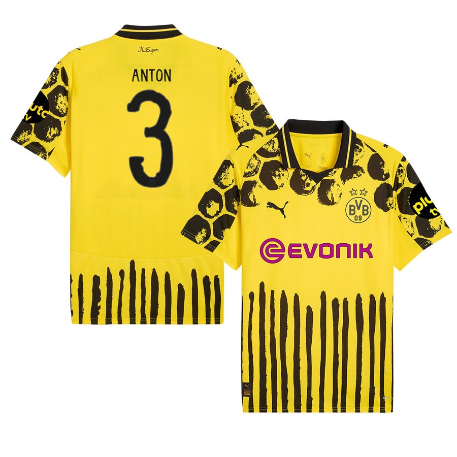 Waldemar Anton 3 Borussia Dortmund x KidSuper 2025/26 Men Jersey - Yellow