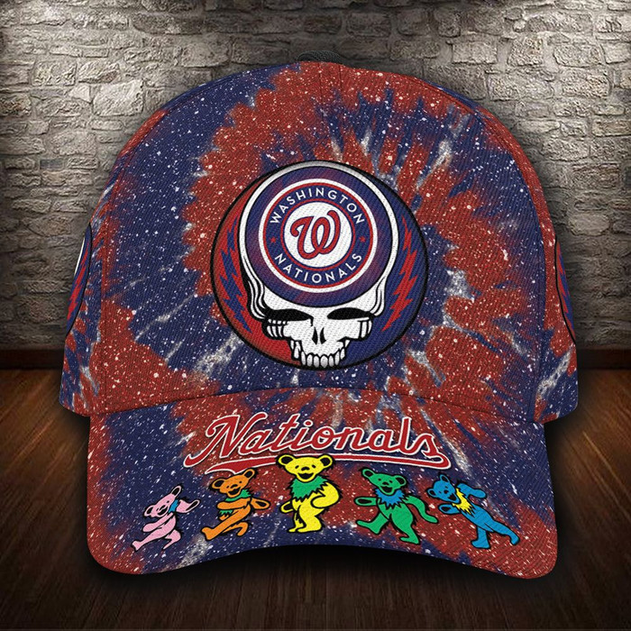 Washington Nationals x Grateful Dead 3D Classic Baseball Cap CNI1127