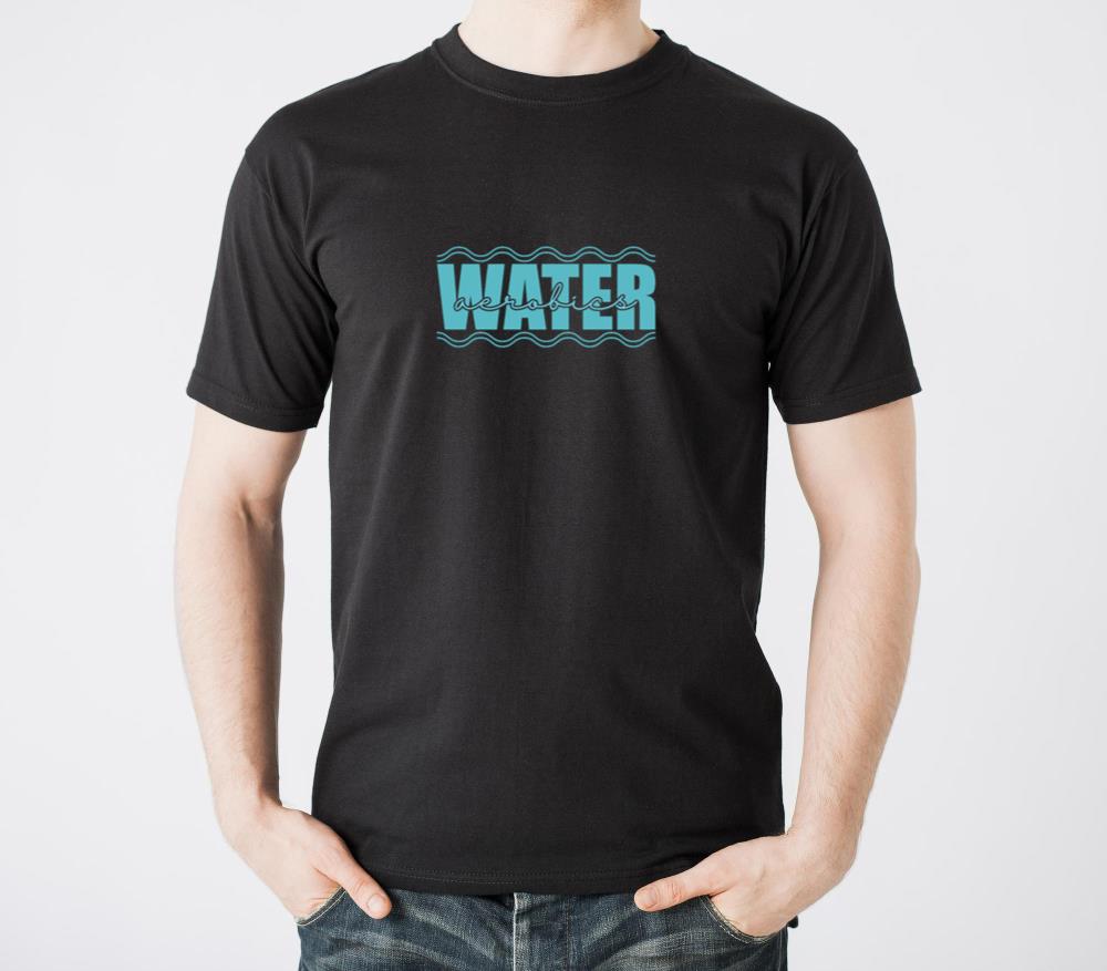 Water Aerobics Sport Health T-Shirts