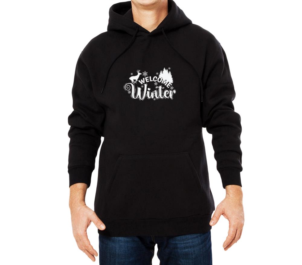 Welcome Winter Snow Season Sledding - Unisex Hoodie