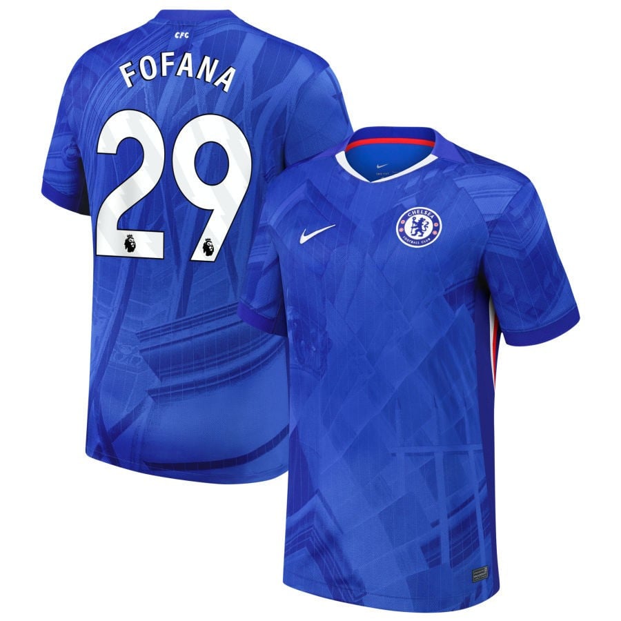 Wesley Fofana #29 Chelsea 2025-26 Home Match Jersey - Blue