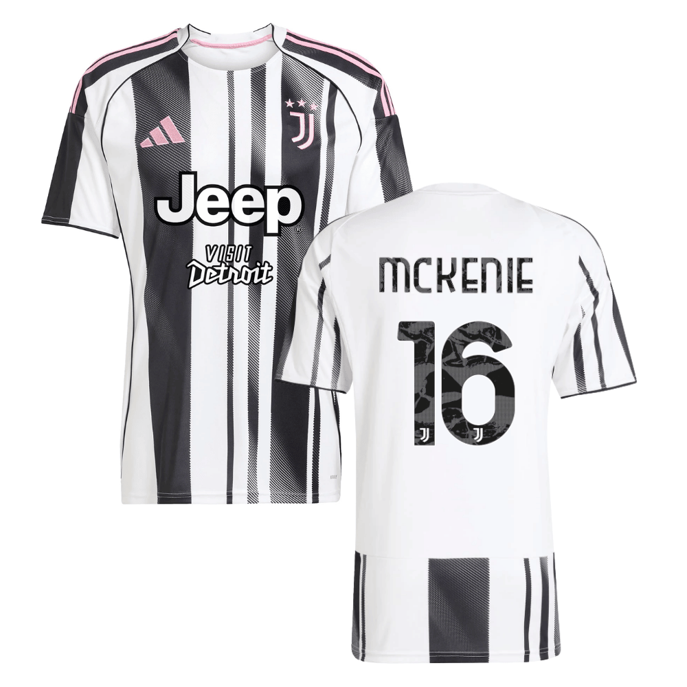 Weston McKennie 16 Juventus 2025-26 Home Men Jersey - White