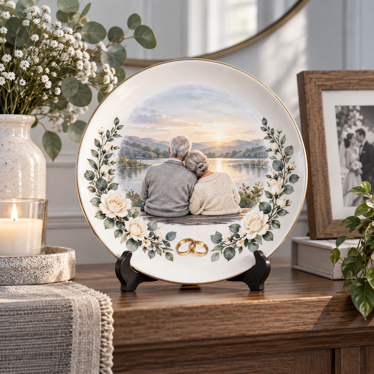 60th Wedding Anniversary Gift Ideas For Parents: Commemorative Ceramic Plates