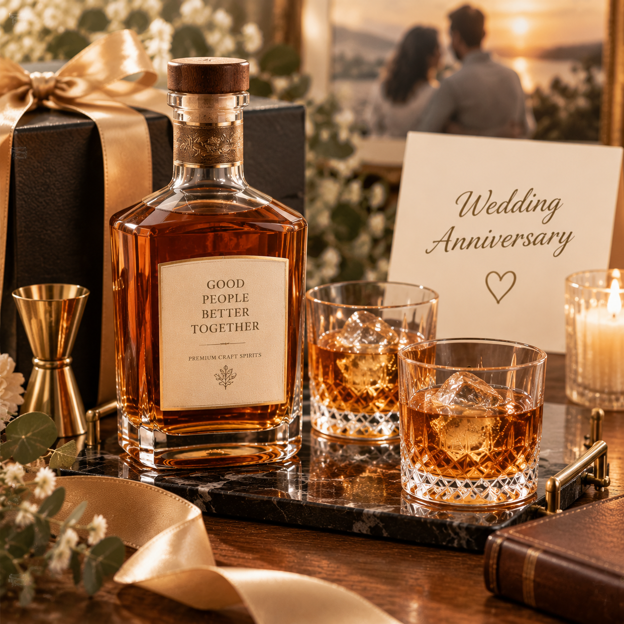35th Anniversary Gifts: Premium Craft Cocktails or Barware