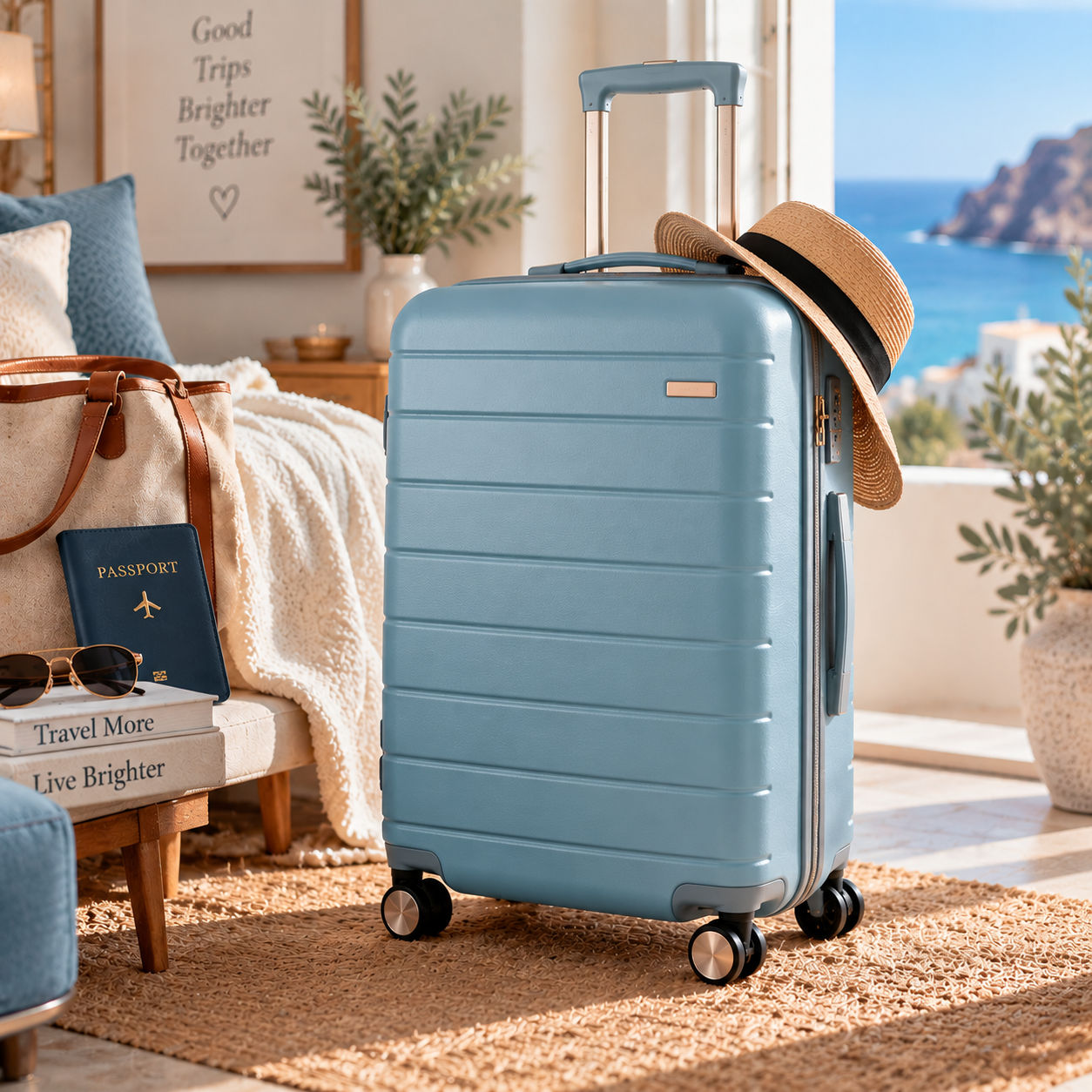 35th Anniversary Gifts: A Durable Travel Suitcase