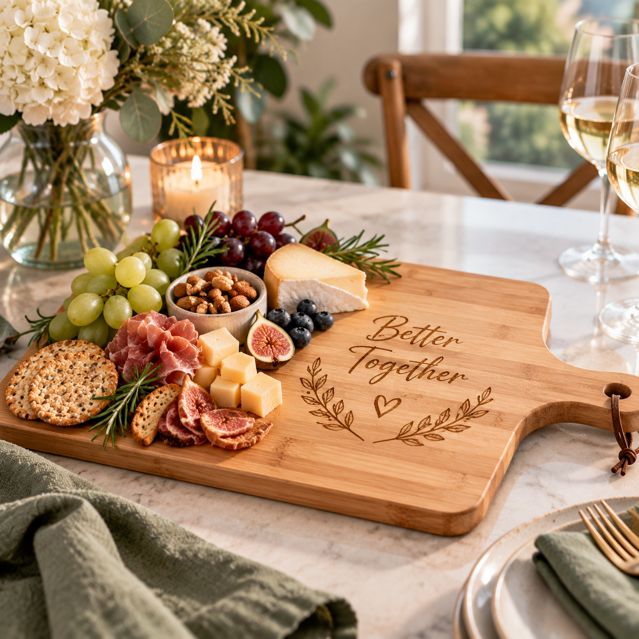 35th Anniversary Gifts: Engraved Serving Boards