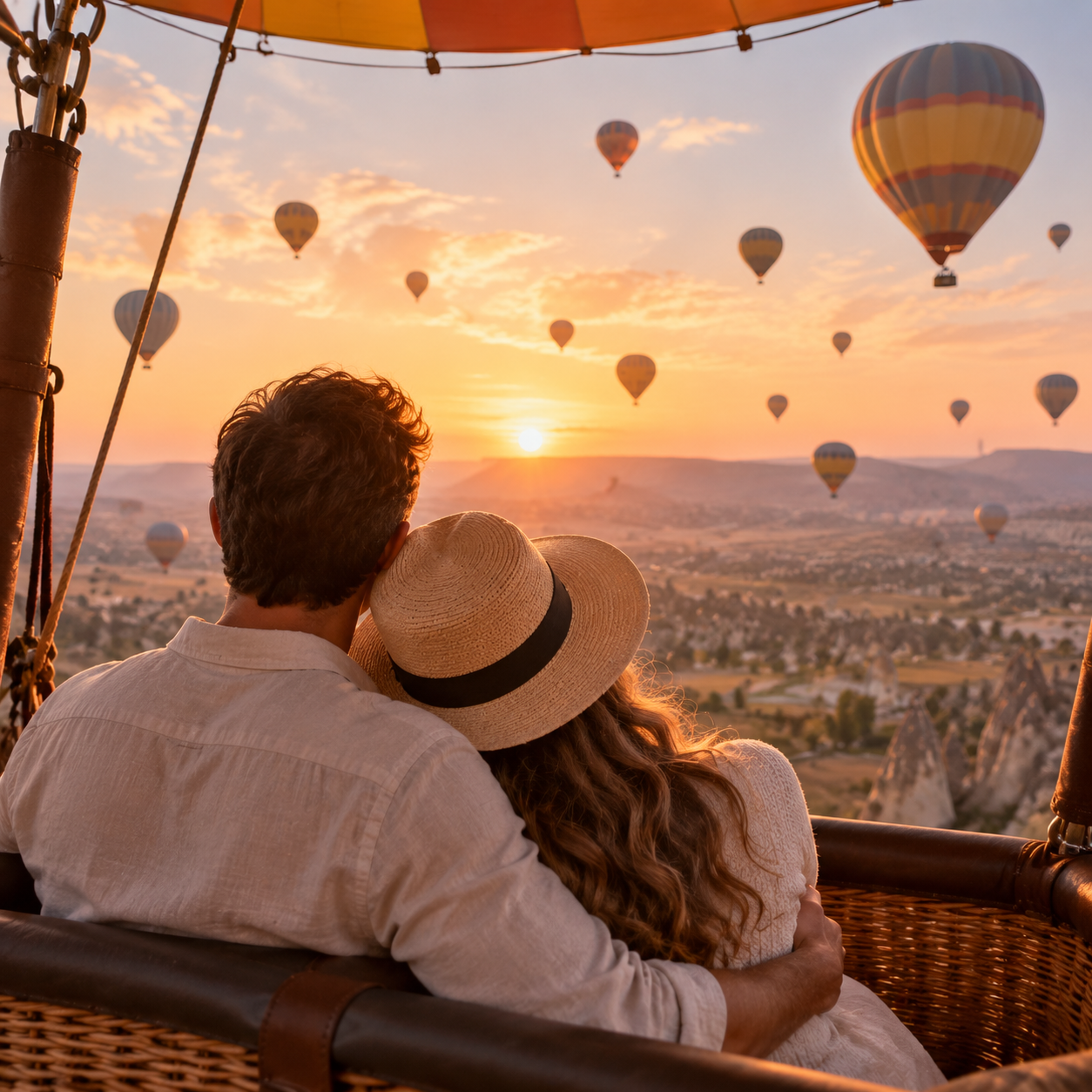 11th Anniversary Gift Ideas: A Romantic Hot Air Balloon Flight