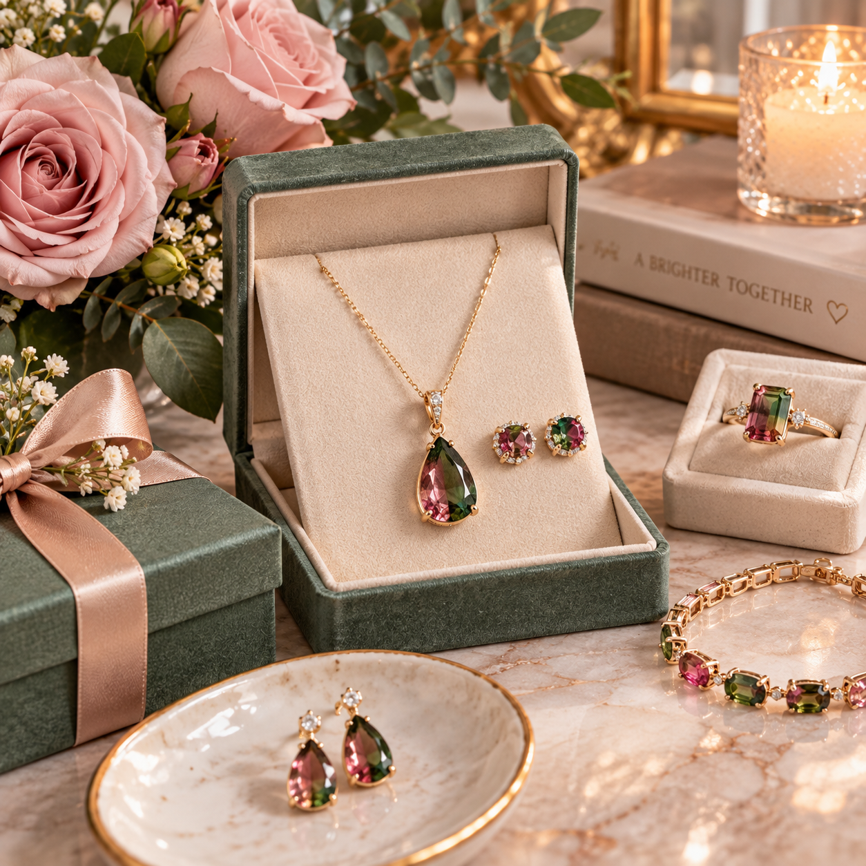 8th Wedding Anniversary Gifts: Tourmaline Jewelry for Emotional Balance