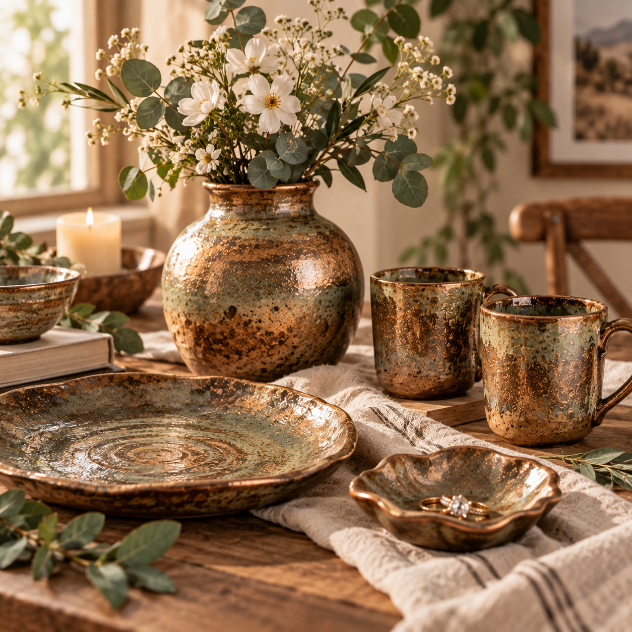 8th Wedding Anniversary Gifts: Handcrafted Pottery and Local Potter Creations
