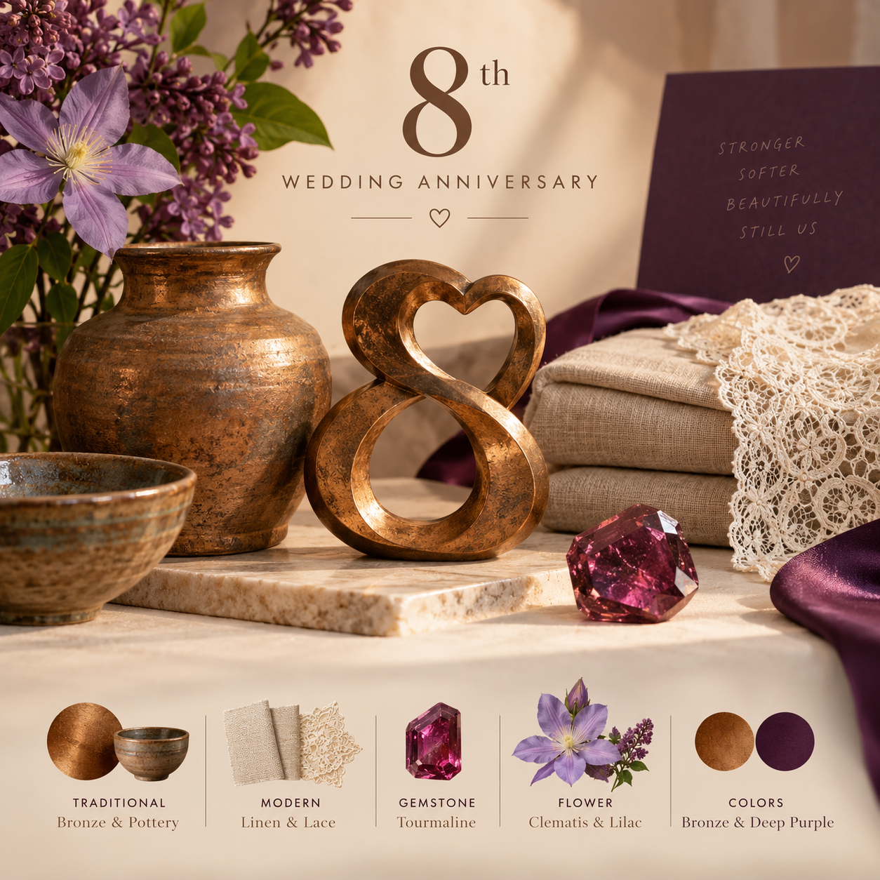What Is the 8-Year Wedding Anniversary Gift