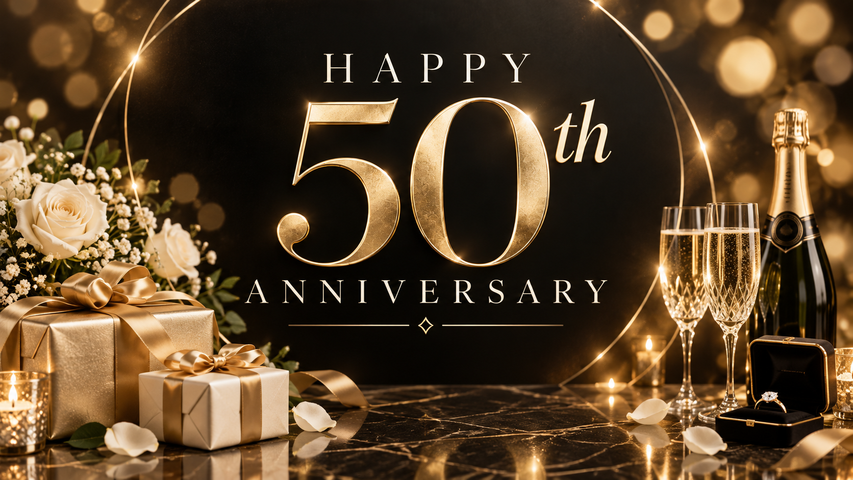 What Is the Symbol for a 50th Wedding Anniversary Gift
