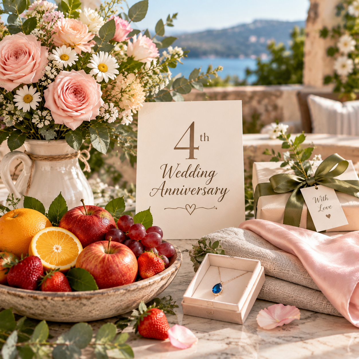 What Is the Traditional 4th Wedding Anniversary Gift