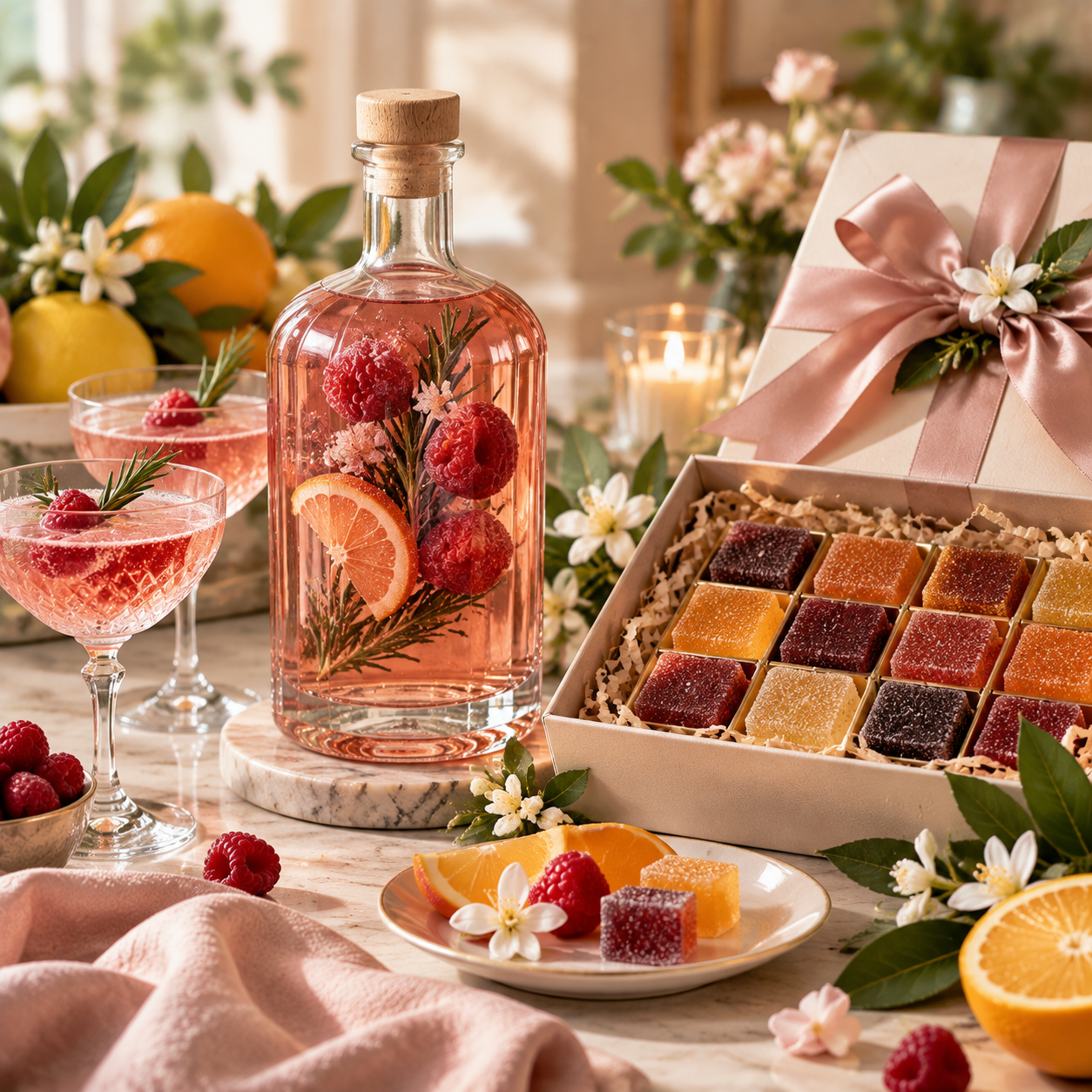 4th Wedding Anniversary Gift: Artisan Fruit-Infused Spirits & Gourmet Jellies