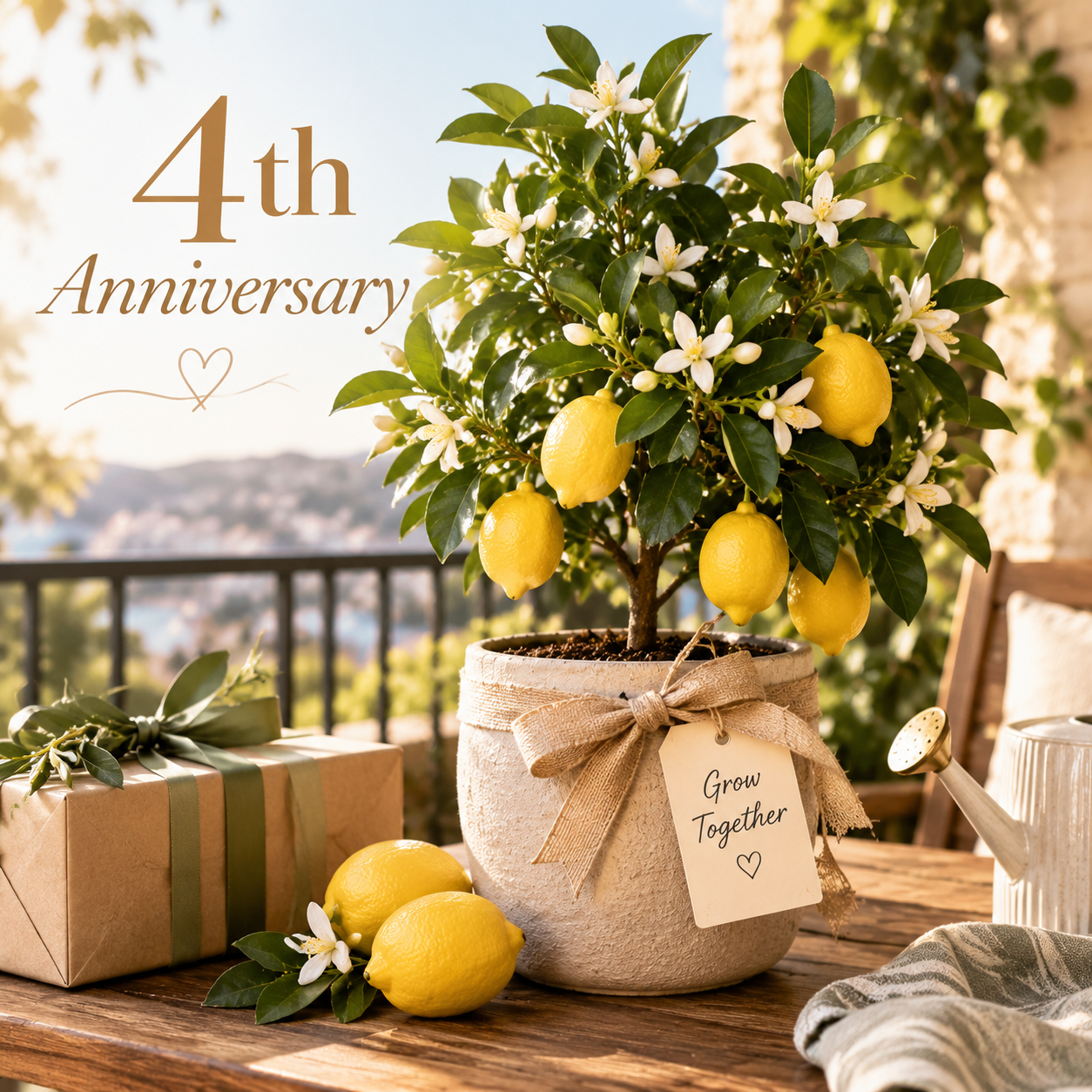 The Best Traditional Flower and Fruit 4th Anniversary Gift Ideas