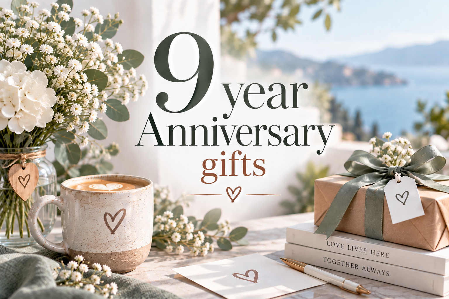 9th Wedding Anniversary Gift Ideas for Her and Him