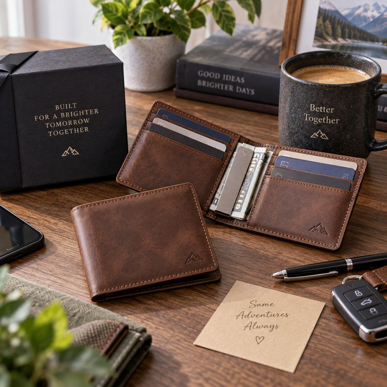 9th Anniversary Gift Ideas: Slim RFID-Blocking Wallets